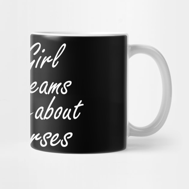 Horse Girl - This girl dreams about horses by KC Happy Shop